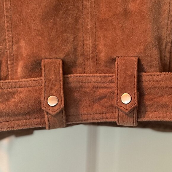 BLANK NYC Coffee Bean Suede Moto Jacket S - Picture 5 of 7
